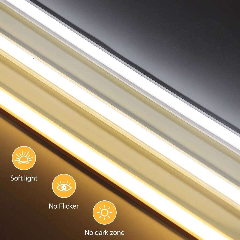 24V Silicone Neon COB Light Strip No Flicker, Soft Light,DIY Bendable Cuttable Transparent Nano Adhesive Tape,No Need Drilling Z260226