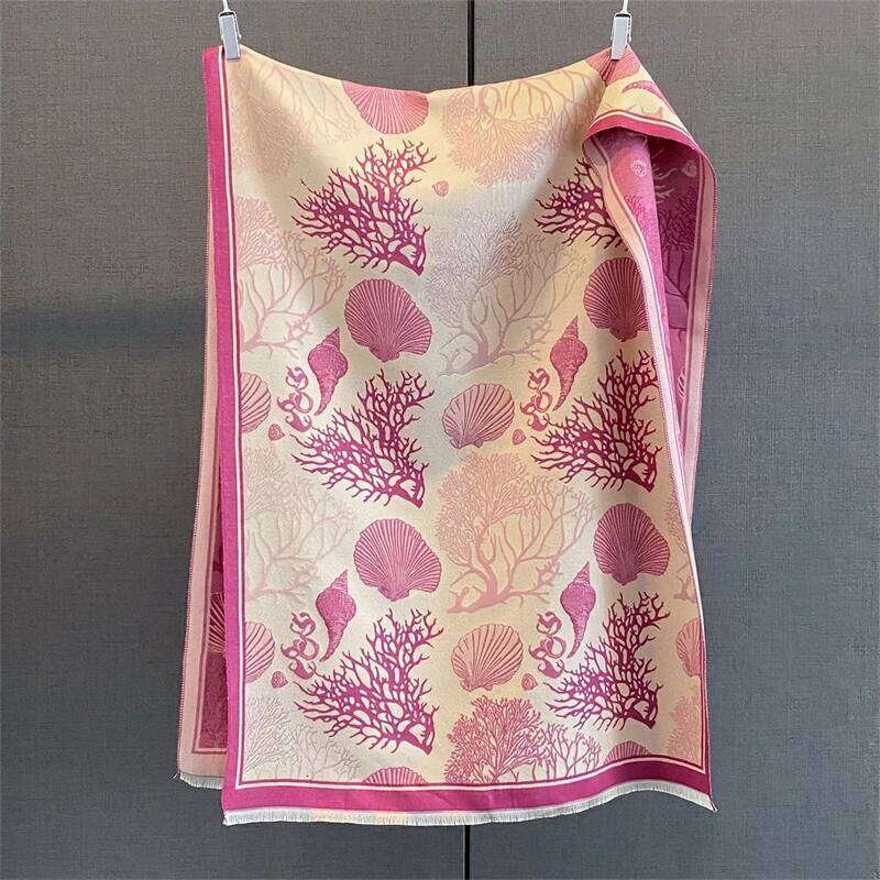 2025 Design Floral Printed Cashmere Scarf Women Winter Pashmina Shawls And Wraps Thick Warm Bufanda Stoles Blanket Luxury Z260226