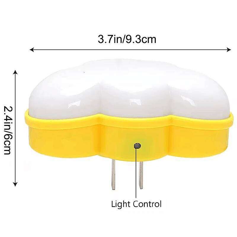 LED Smart Motion Sensor Lights Plug In Auto On/Off Cloud for Kids Bedroom Stair Hallway Study Bedhead Night Lamps Z260227