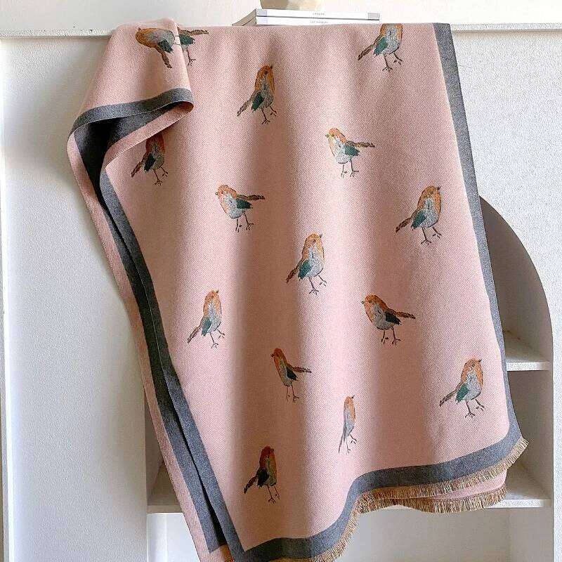 Thick Cashmere Blanket Women Scarf Warm Pashmina Shawl Winter Wraps Bufanda Print 2023 New Design Poncho Echarpe Female Z260226