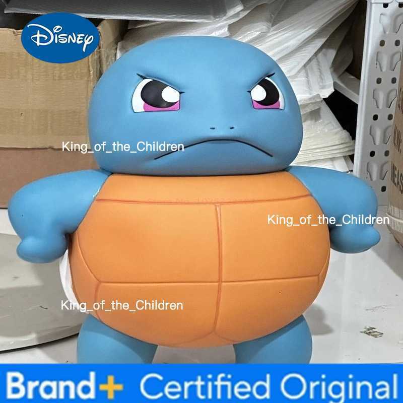 Disney Squirtle Water Spraying Toy Large Size Cute Collectible Action Figure Jenny Car Accessory Popular Anime Model Hand Figure H260227