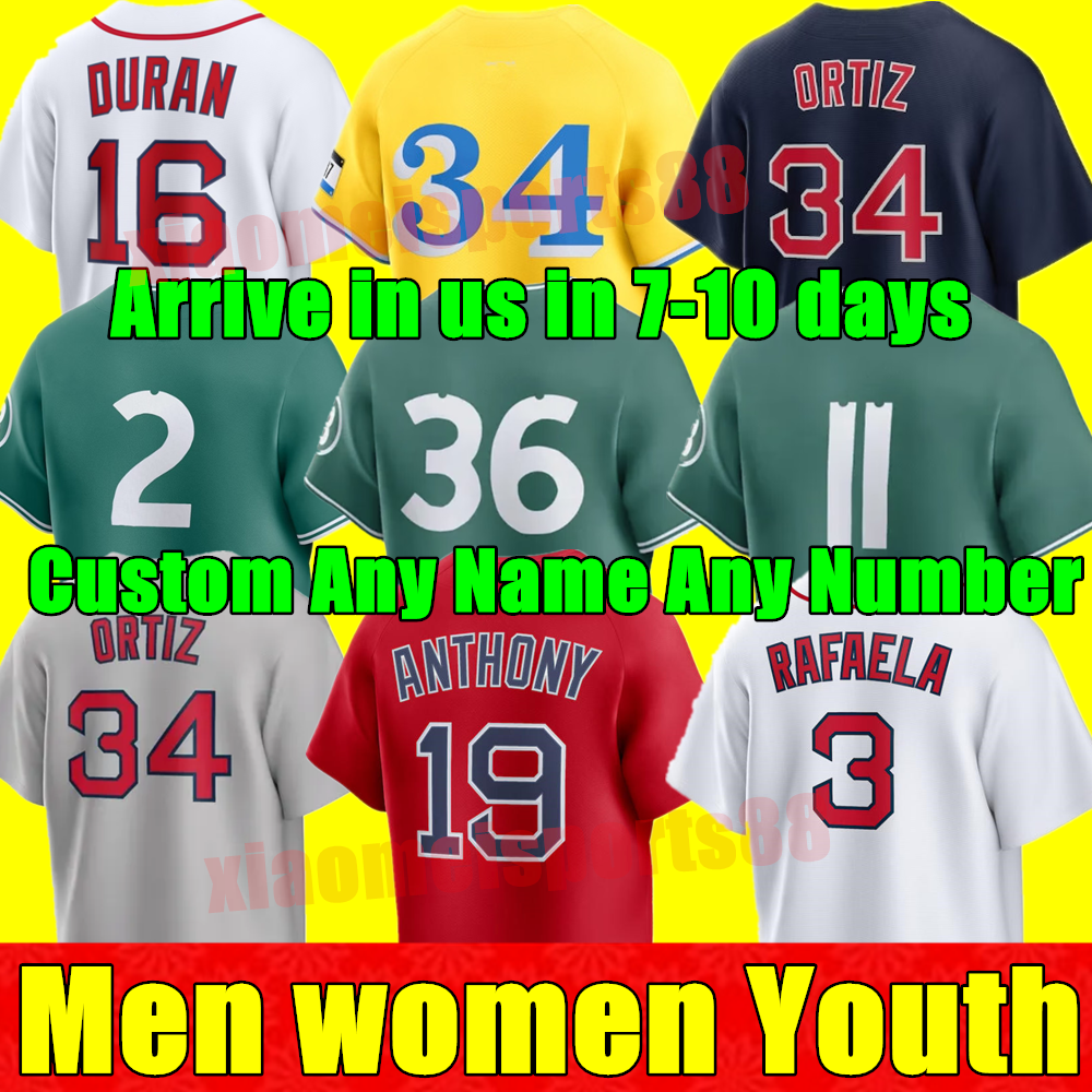 2023 S-4XL David Ortiz Baseball Jersey ALEX VERDUGO REESE McGUIRE TREVOR STORY RAFAEL DEVERS JUSTIN TURNER MASATAKA RED YOSHIDA SOX ENRIQUE HERNANDEZ Jerseys