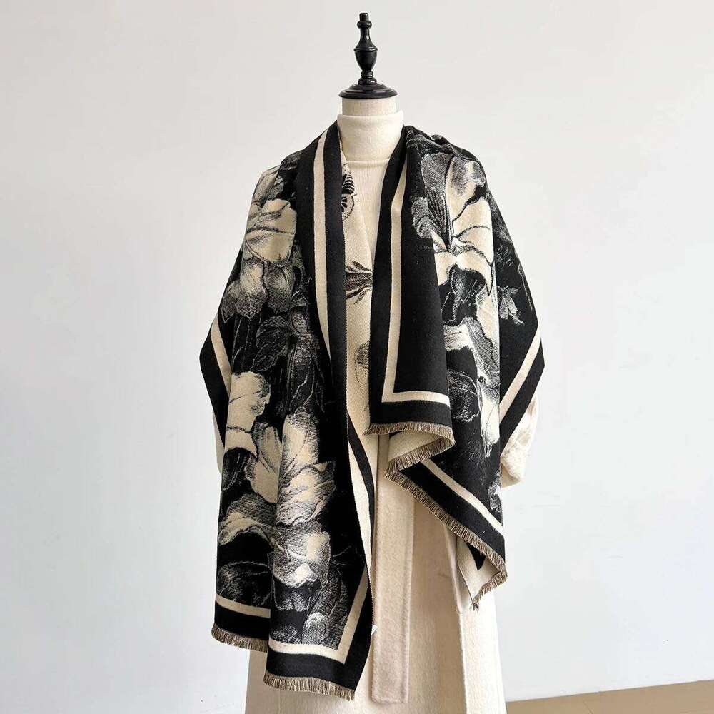 New Luxury Brand Cashmere Print Scarf for Women Winter Warm, Shawl and Wrap Style, Bandana , Female Foulard Blanket Poncho Z260226