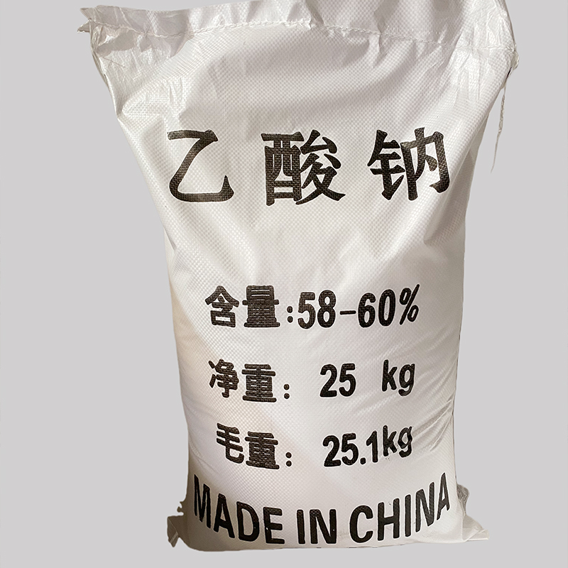 Industrial Grade White Crystalline Powder Acetate Sodium Coagulants Food Grade Manufacturers' Sodium Acetate