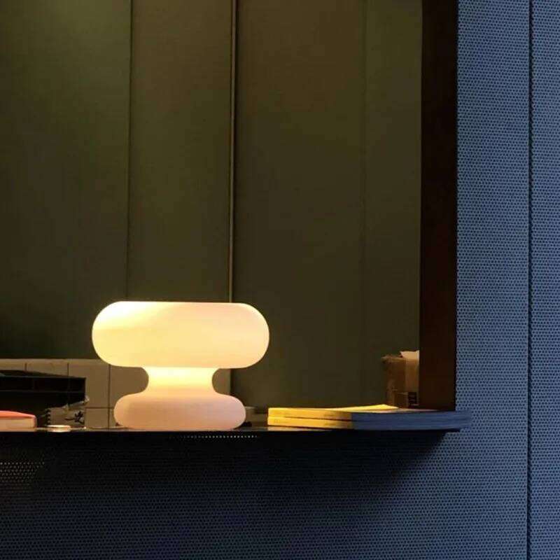 Mushroom lamp Nordic Glass For Room Sofa Sides Reading Floor Living Corner bedside table Light Z260227