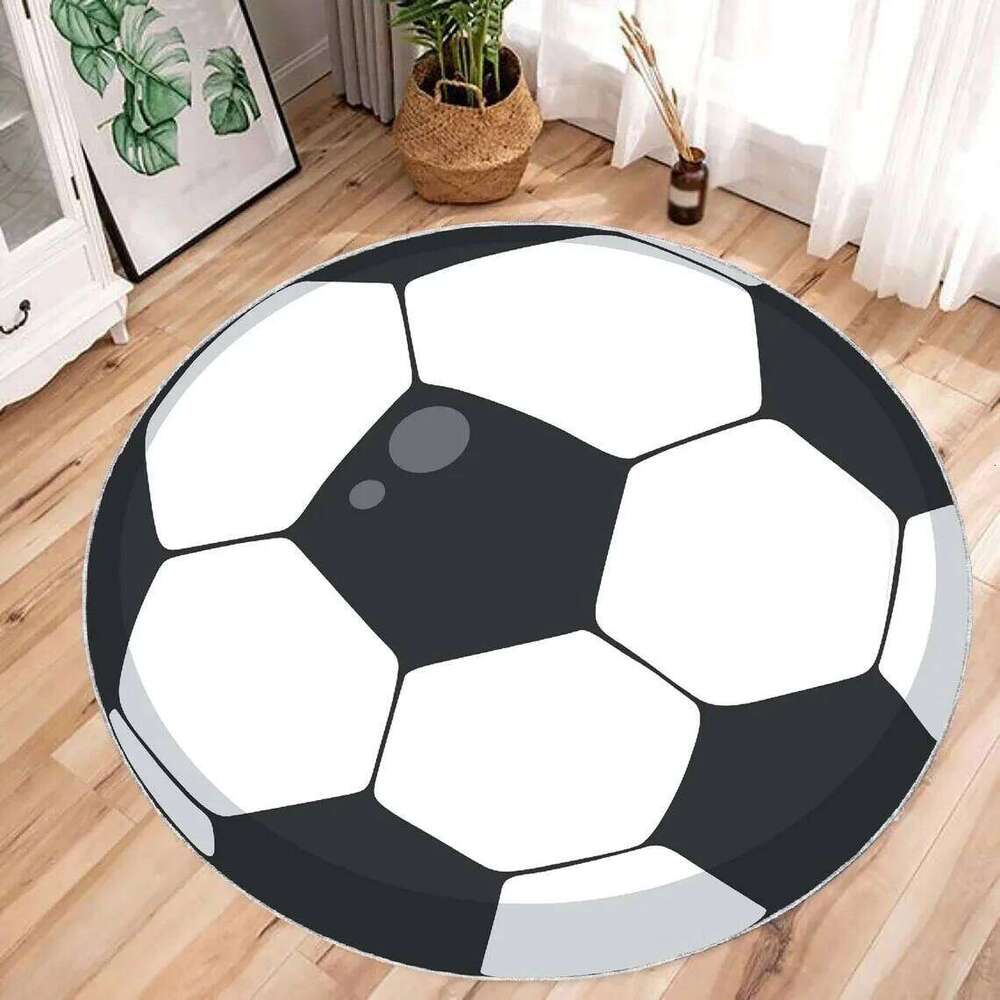 Sports Carpet, , Boys Bedroom Decor Floor Mat Ball, Ball Soccer Gifts Rug H260226