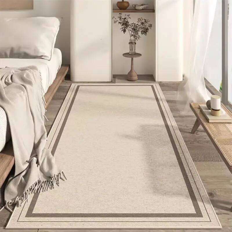VIKAMA French-Style Carpet For Living Room Sofa Coffee Table Bedroom Long Bedside Blanket Home Decoration H260226