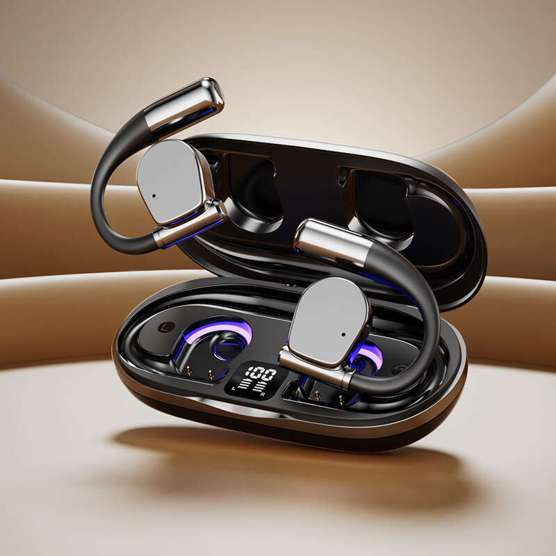 New Smart Translator OWS Open Ear Bone Conduction Bluetooth Earphones True Wireless Over-Ear Headphones