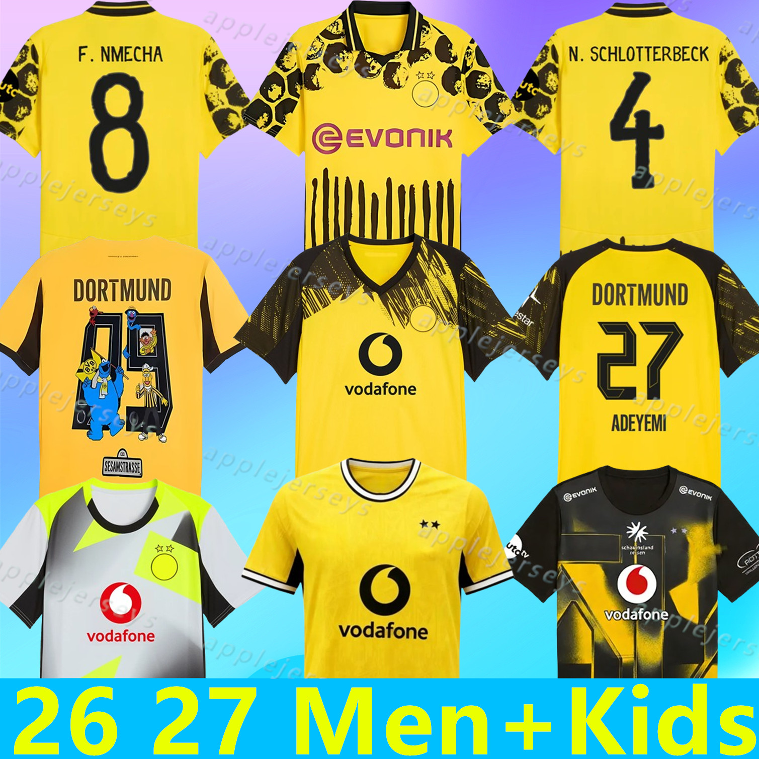 2025 2026 2027 Soccer Jerseys Beier Anton F.NMECHA Guirassy N.SCHLOTTERBECK HALLER Footall Shirts 25 26 27 Men Kid kit Player Fans Sule Hummels Fullkrug Adeyemi BRANDT