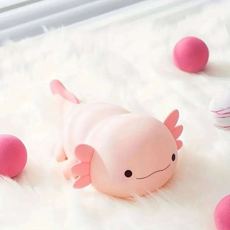 Multi-color cartoon night light, touch-sensitive timer function, USB rechargeable desk lamp, suitable for room and home dcor. Z260227