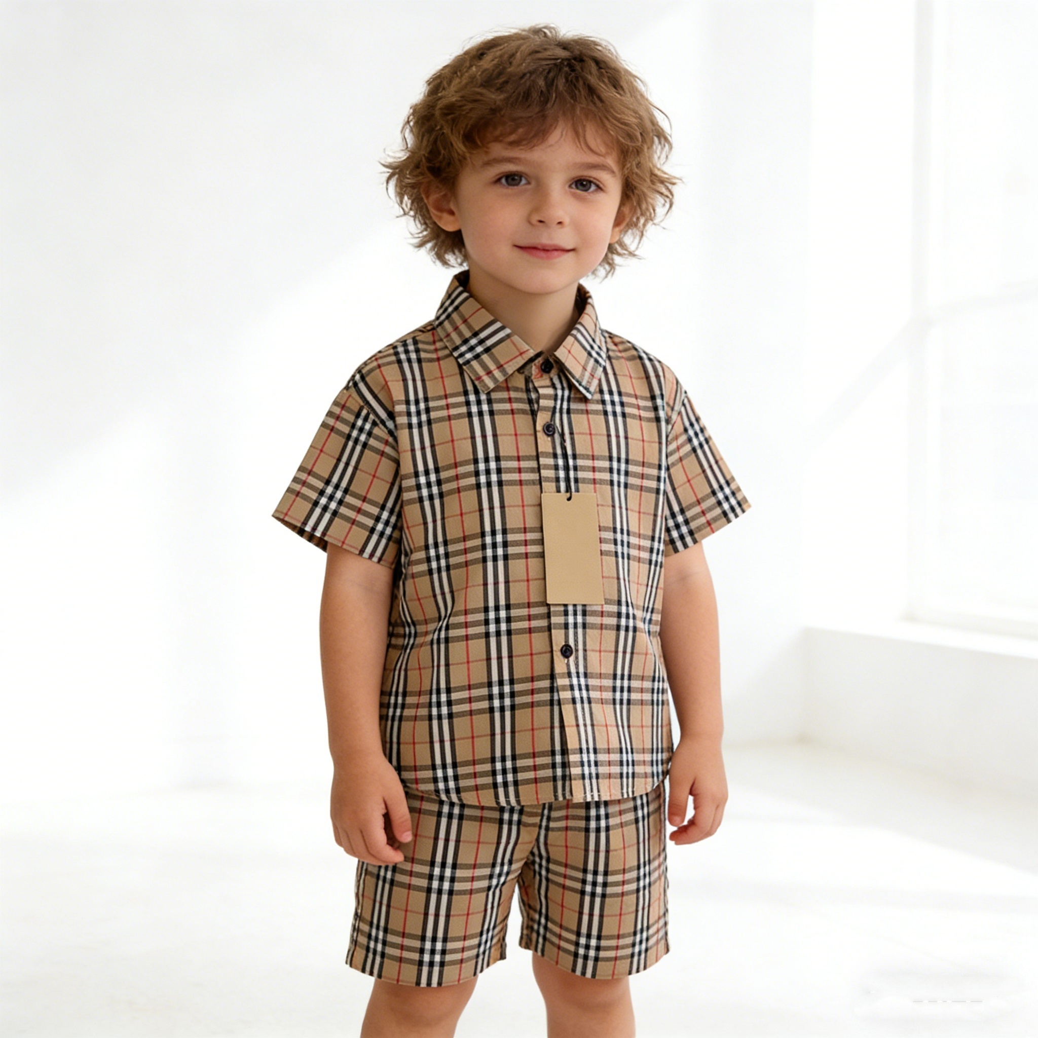 toddler clothe set girl boy tracksuit kid polo shirt tracksuit baby t shirt sets shorts Two Piece kids designer clothes fashion for 1-14 ages European American