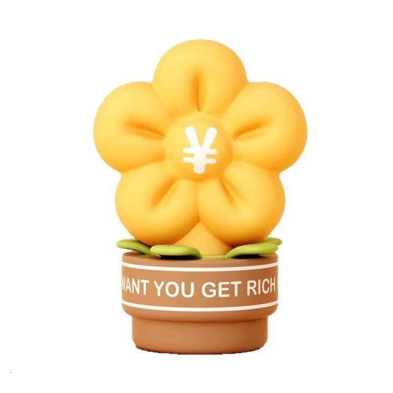 Creative Rich Flower Night Rechargeable Atmosphere Tap Children's Bedside Sleep Companion Timer Soft Light Birthday Z260227