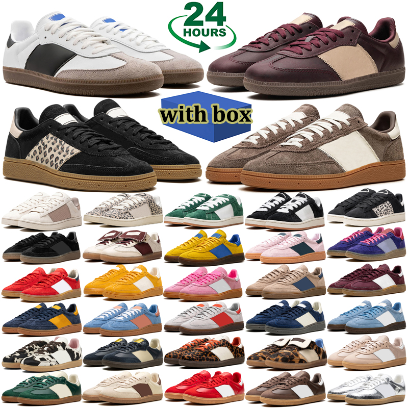 with box designer shoes for men women brown pink black white grey mens outdoor sports trainers