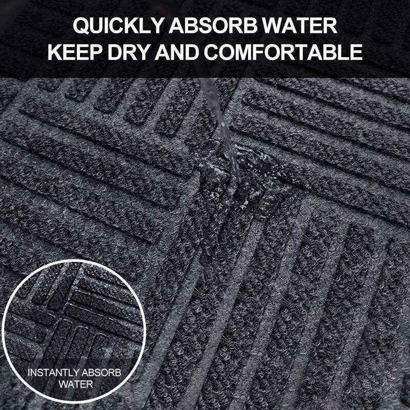20new model Non-slip door Solid color rhombus carpet floor mat easy to clean suitable for hallway kitchen bathroom H260227 - view 4
