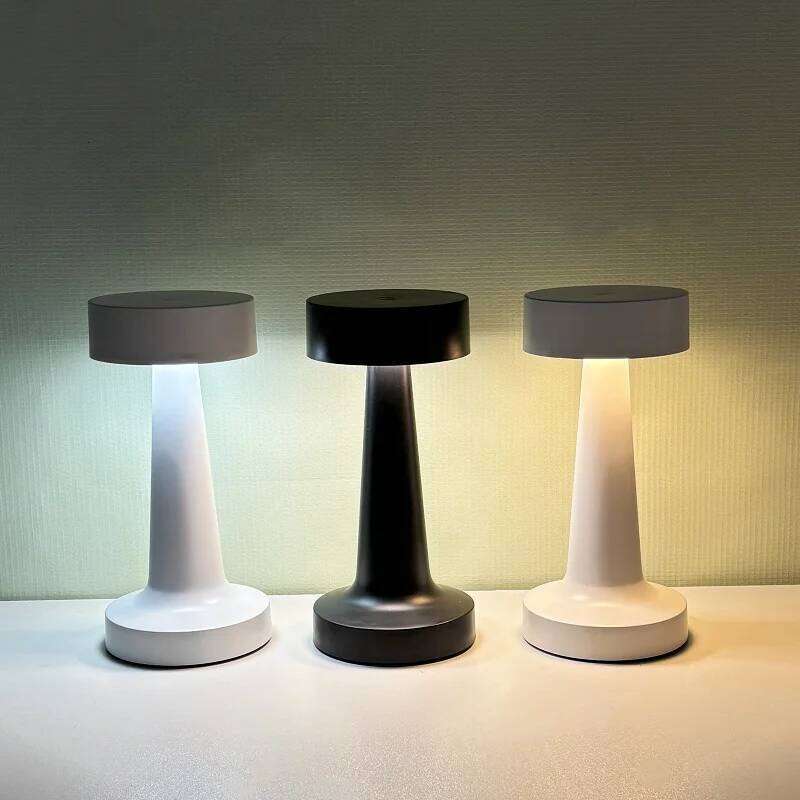 USB Rechargeable Touch Desk Wireless Bedside Decorative LED Table Lamp Restaurant Coffee Bar Home Mood Lighting Night Light Z260227