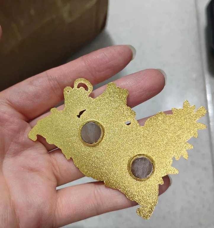 Chengdu Panda Fridge Magnets 3D Metal Relief China Tourism SouvenirsT260227