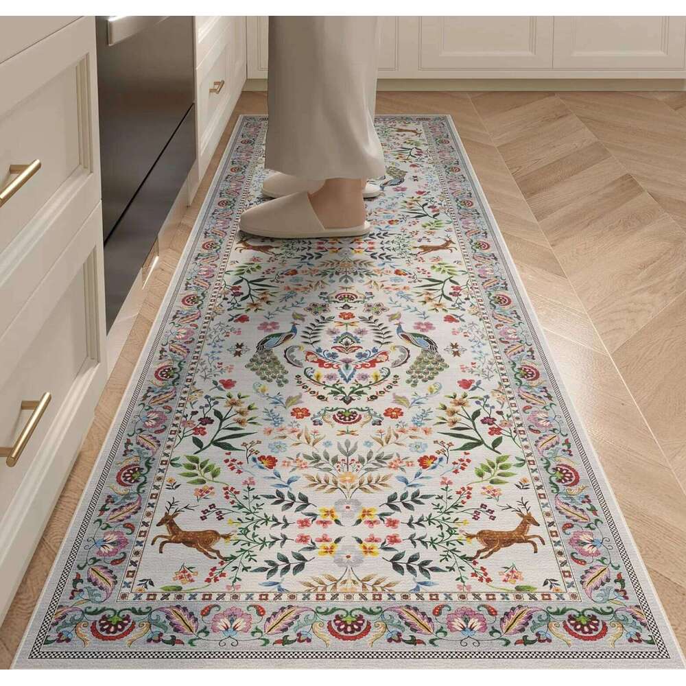 Elegant Exquisite Carpets with Anti Slip and Wear-resistant Properties Are Suitable for Home Corridors Kitchens Living Rooms H260226