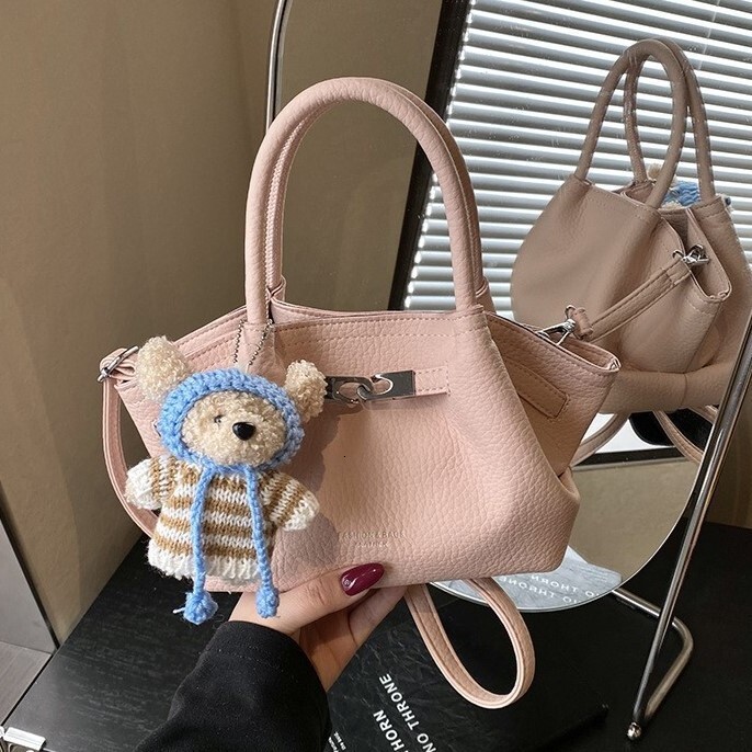 Unique texture women's handbag spring new item basket style simple shoulder crossbody bag designer bag shoulder bag luxury handbag