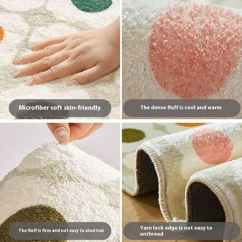 VIKAMA Trendy Car Carpet Comfortable And Soft Home Decoration Personality Creative Footrest Gaming Room Bedside Blanket H260226