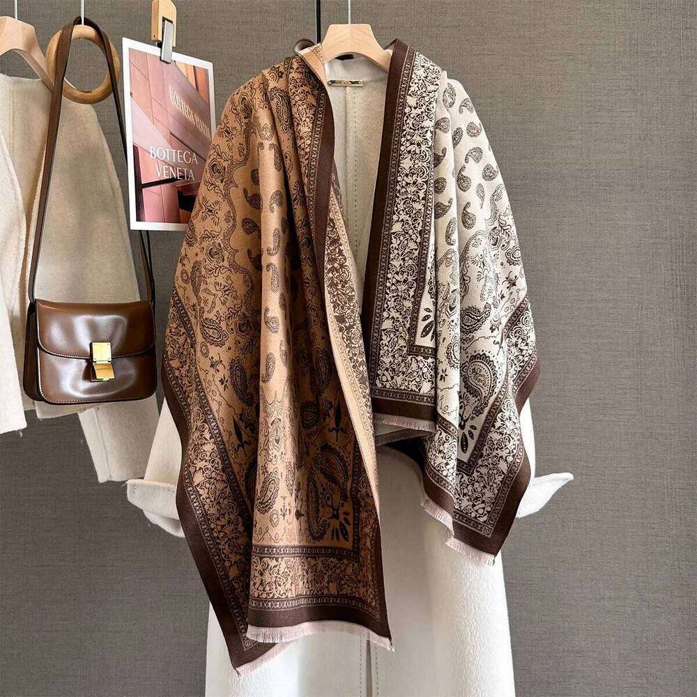 New Winter Warm Cashmere Paisley Scarves High Quality Women Thicken Wrap Shawl Scarf Echarpe Pashmina Bandana Bufanda Z260226