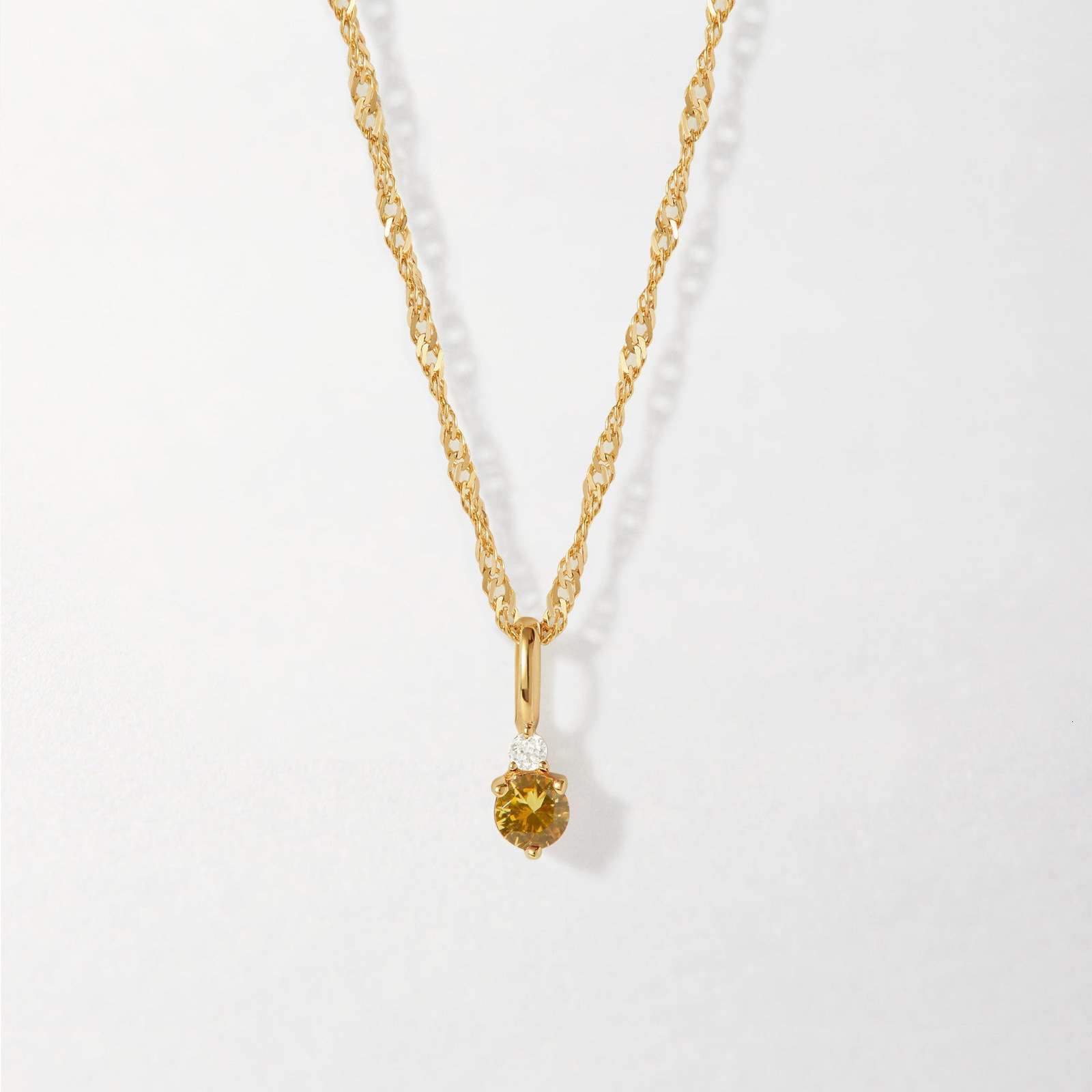 December new stainless steel birthday vacuum electroplated gold color-retaining DIY pendant accessories 18K in a stone furnace241018