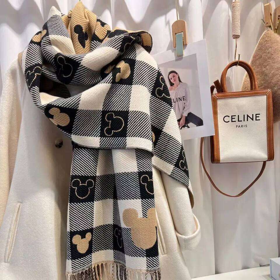 2025 Luxury Winter Cashmere Scarf Women New Design Warm Pashmina Long Tassel Scarves Female Print Shawl Thick Foulard Bufanda Z260226