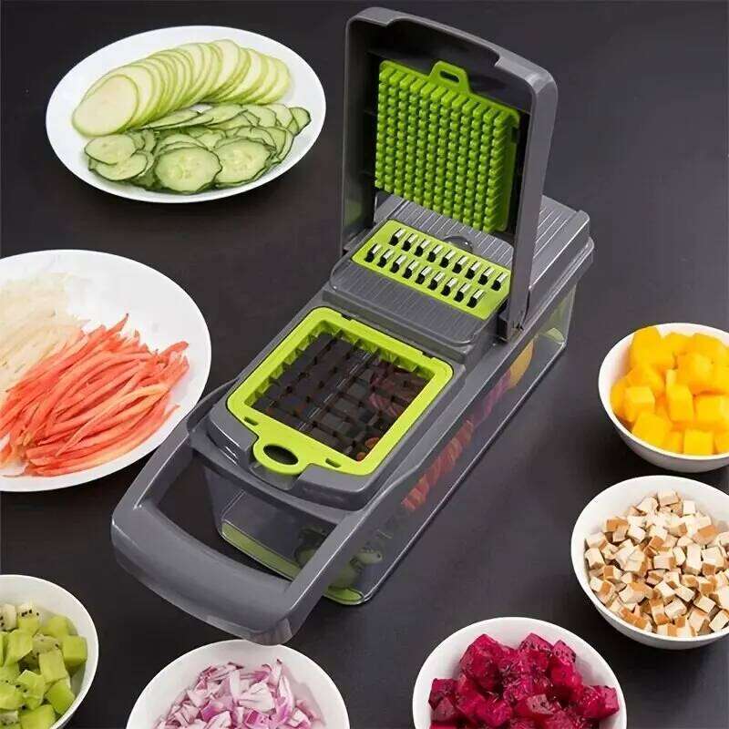 Handle Pcs Set Grate Onion Food Chopper Kitchen Vegetable Slicer Dicer Cut Potato Shredder