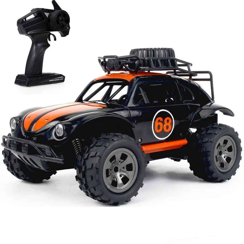 Rc Toys for Boys 2.4Ghz Remote Control Truck High Speed Off-Road Vehicle 1/18 2Wd Big Wheel Cross-Country Car Children Gift H260227