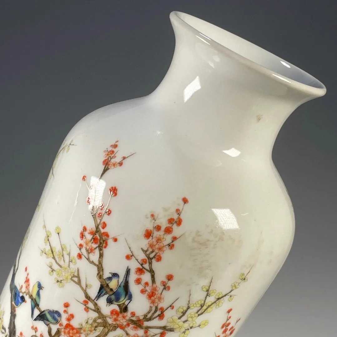 Jingdezhen Ceramic Vase Chinese Home Decor for Living Room & Foyer Flower ArrangementT260227