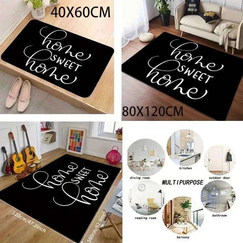 Multicolored Checkerboard Rug Retro Funky Rugs for Living DIning Room Bedroom Kitchen Office Checkered Modern Geometric Carpet H260226