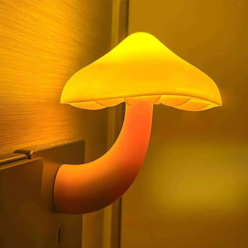 Wireless Control Sensor LED Light EU/US Plug Mushroom Night Lights For Baby Kids Bedside Bedroom Corridor Lighting Z260227