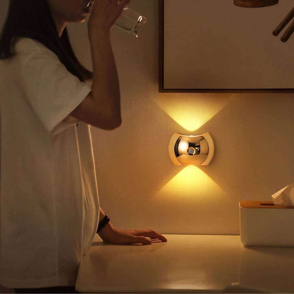 Usb Charging Motion Sensor 3 Color or Rainbow for Hallway Stairs Kitchen Bedroom Entryway Living Room Lighting Night Light Z260227