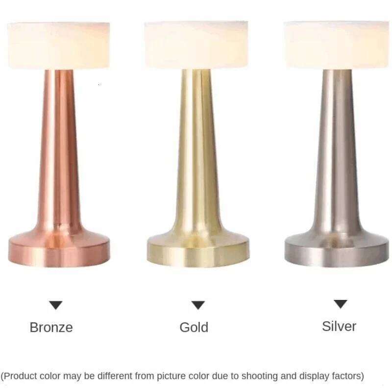 LED Metal Retro Minimalist Desk Lamp Romantic Decoration Bar Bedroom Ins Caf UBS Charging Touch Atmosphere Small Night Light Z260227