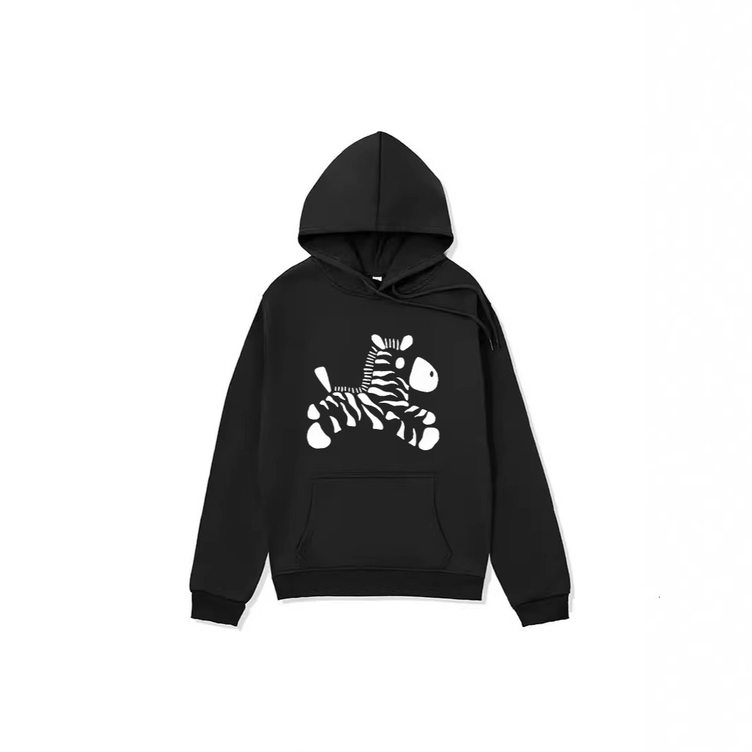 2026 New Designer Luxury Brand Year Of The Horse Printed Men's And Women's Couple Round Neck Outdoor Sports Jacket Autumn/winter Fashion