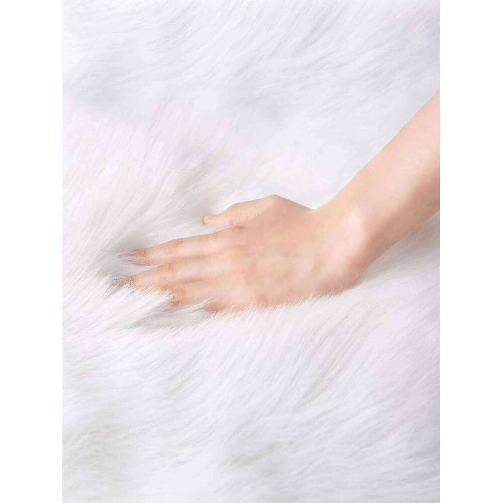 Living Room Bedroom Decoration Profiled Plush Carpet Floor Mat Thickened Foft Fluffy H260226