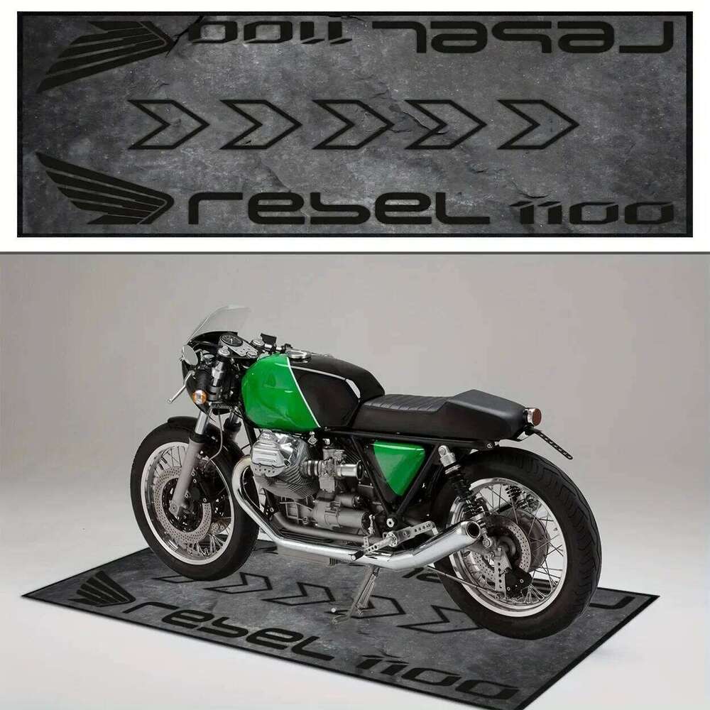 VIKAMA Premium Flannel Carpet, Motorcycle Floor Parking Mat, Oil-Proof, Anti-Slip, Stain-Proof, Home Decoration H260227 - view 4