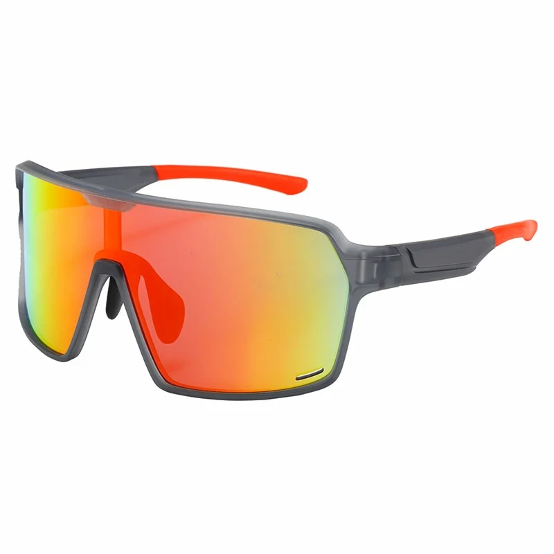 THELIMOO Oversized Shield Active Wrap-Around Windproof Outdoor Sports Sunglasses - Polarized UV400, Mirrored/Non-Mirrored Lenses, Ultra-Lightweight | 7 Colors