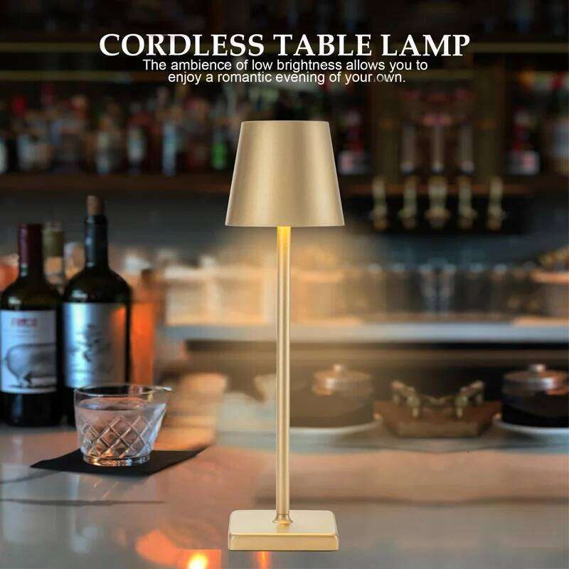 LED Desk Usb Rechargeable Table Lamp Bar Restaurant Ambiance Wireless Touch Lamps Waterproof Led Lights Bedroom Decor Light Z260227