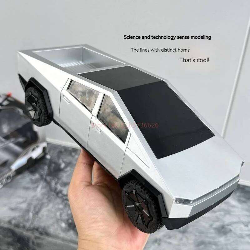 1:12 Cybertruck Offroad Station Wagon Batmobile Rc Car Pickup Truck Simulation Collection Model Kids Toys Boy Gift H260227