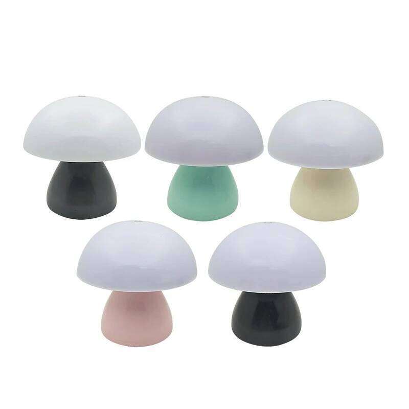 Mushroom Led Table Lamp Charging Touch Desk Coffee Bar, Hotel Bedroom Decoration, Nordic Creative Atmosphere, Small Night Light Z260227