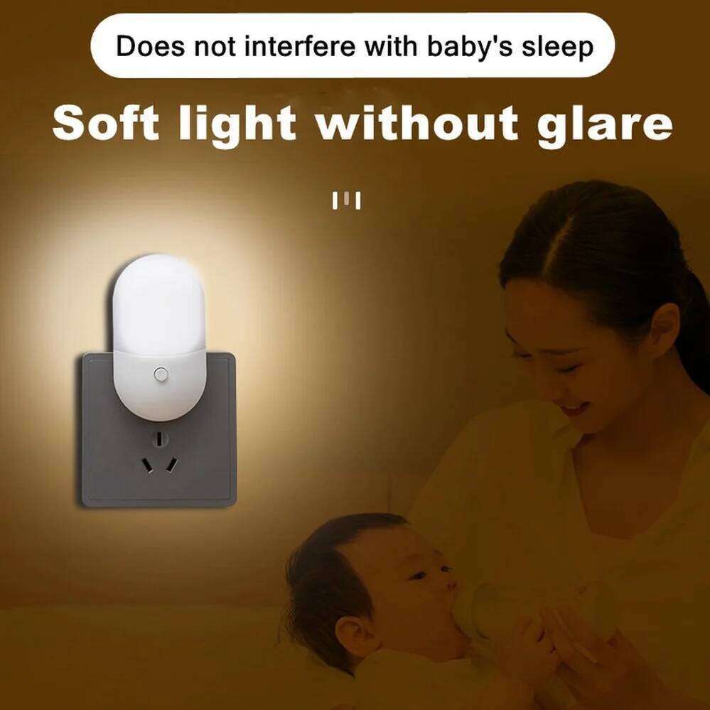 Bedside light EU US Plug LED Light AC220V Bedroom Gift for Children Cute Night Lamp For Corridor WC Z260227