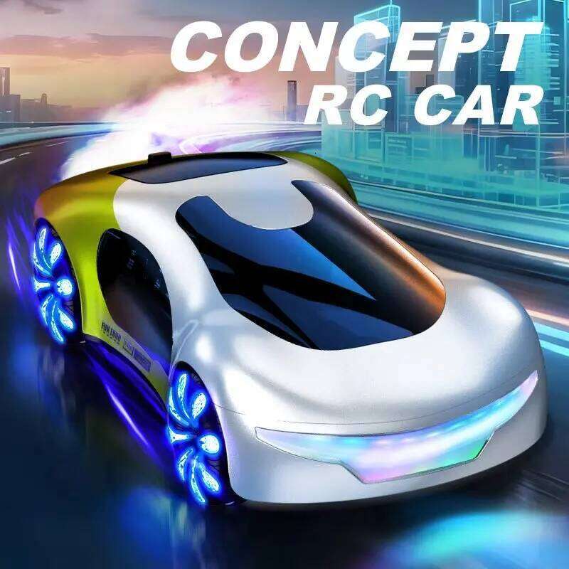 New energy RC Cars Toys 2.4GHz Remote Control Car with Lights Music & SprayEffects Gesture Sensing Gifts for Boys Girls H260227