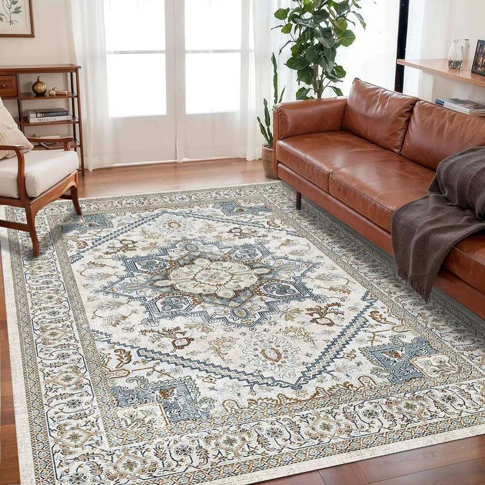 VIKAMA Bohemian Crystal Velvet Anti Slip Carpet For Living Room ,Floor Bedroom Big Size Rugs, Sofa Mats, Study,Home Decoration H260226