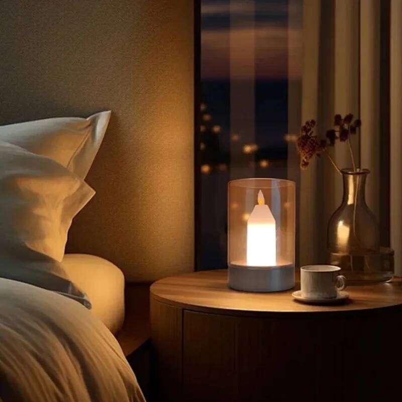 Bedroom table bedside gesture sensor switch dimming night light USB rechargeable portable room decoration lamp Z260227
