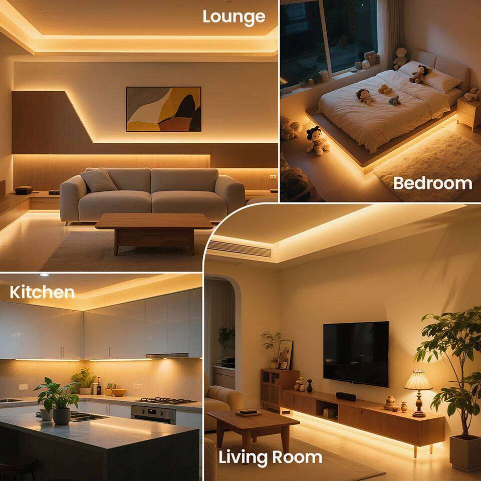 5M 10M 15M 20M 110V 220V COB LED Strip Light Super Bright 240LEDs/M 2PIN Wire Tape Flex Ribbon EU US Plug Room Lighting 8MM PCB Z260226