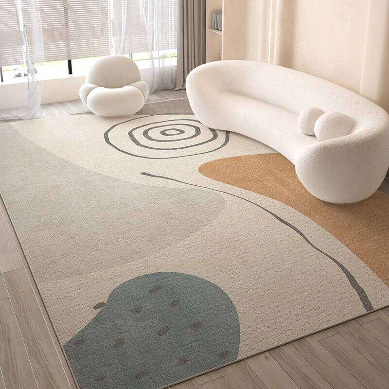 Nordic style crystal velvet carpet living room bedroom bed advanced antique sofa light luxury coffee table blanket H260226