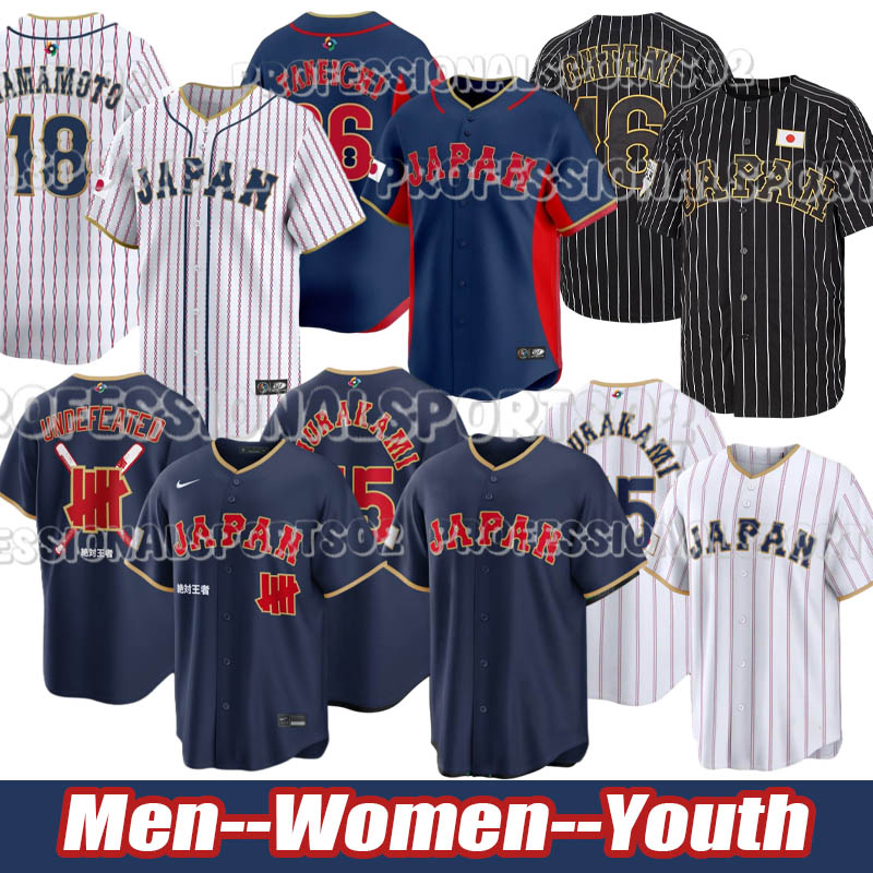 team Japan Baseball Jerseys 2026 #16 Shohei Ohtani # Yoshinobu Yamamoto Imanaga Seiya Suzuki 2026 WBC World Baseball Classic Jersey