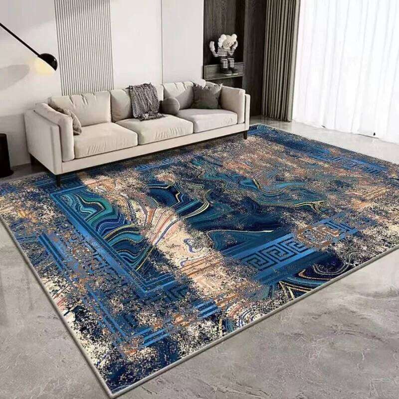 Beauty Luxury European Printing Large Area Rug Non-Slip Wear-resistant Carpet for Living Room Bedroom Soft Floor Mat Home Decor H260226