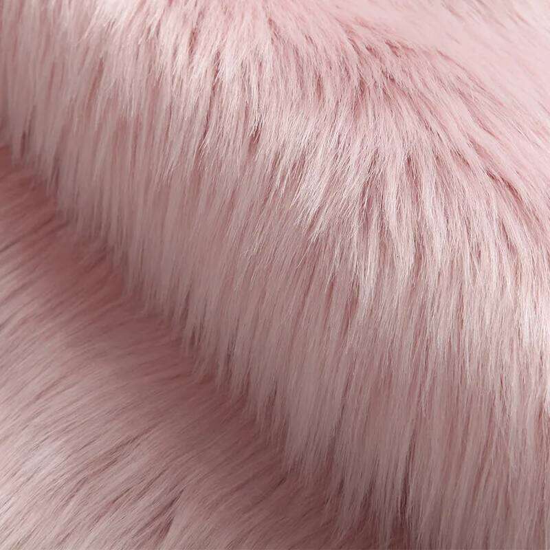 30x30cm Soft Plush Artificial Sheepskin Carpet Bedroom Warm Rugs Long Hair Seat Cushion Cover Floor Mat H260226