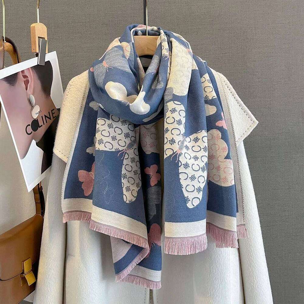 Women Cashmere Thick Warm Blanket Autumn New Retro Print Scarf Female Winter Luxury Fashion Shawl Wrap Poncho Echarpe Pashmina Z260226